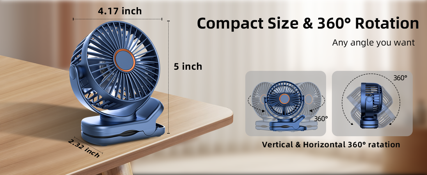 Clip on fan 04 pc