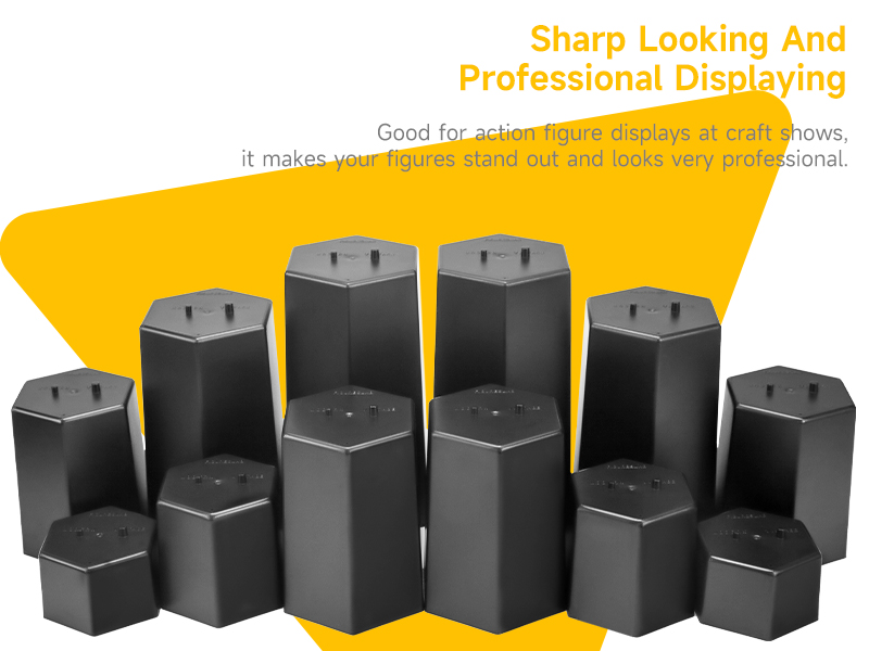 FIGURESLAB 24PCS Action Figure Risers Display Stands Holder