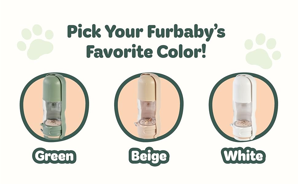 Portable Food and Water Dispenser A+ Content