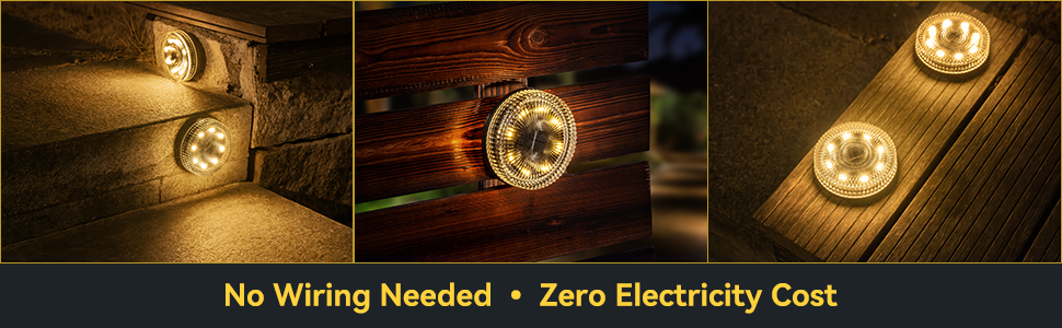 deck solar lights