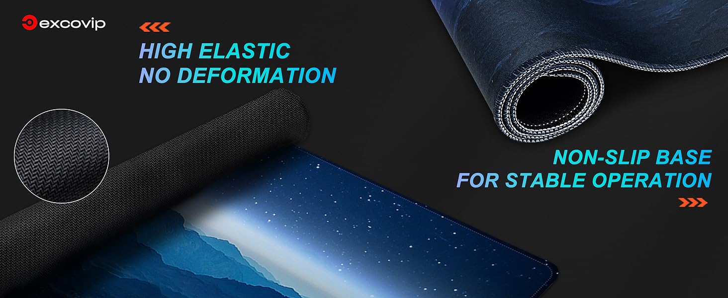 excovip Extended Gaming Mouse Pad XXL,Anti-Skid Mousepad Large Keyboard ...