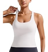 RUNNING GIRL Sports Bras for Women, Racerback Tank Tops with Built in Bras Activewear Yoga Workou...