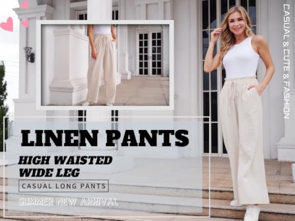 パンツ LRL linen pants Classic Linen Trousers | Garnet Hill