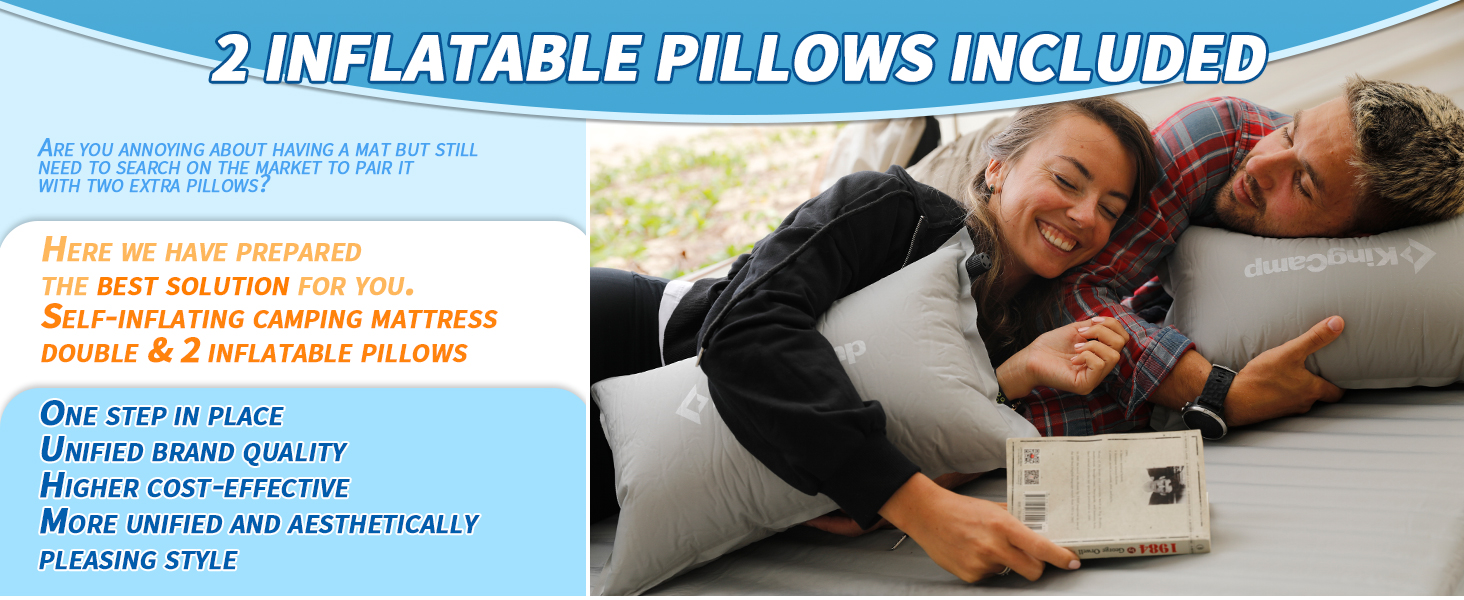 KingCamp Self Inflating Camping Mat Double Selfinflating Pads