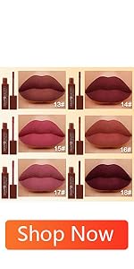 DNM 6 Colors Matte Chocolate Liquid Lipstick 