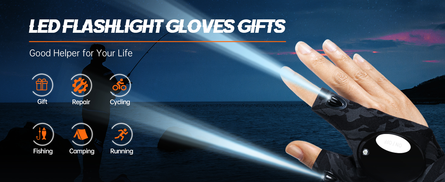 LED Flashlight Gloves