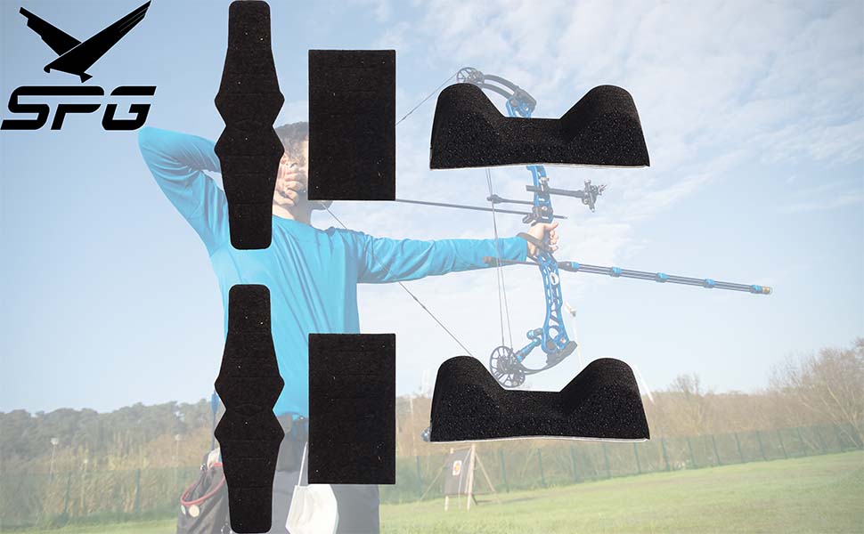 SPG Arrow Rest Replacement Felt Kit, 2 Sets(4pcs) Arrow