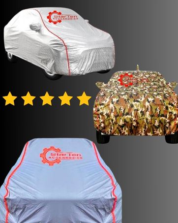 Car Covers,Star Ten, Jungle design car covers, Silver car covers, grey colour car covers