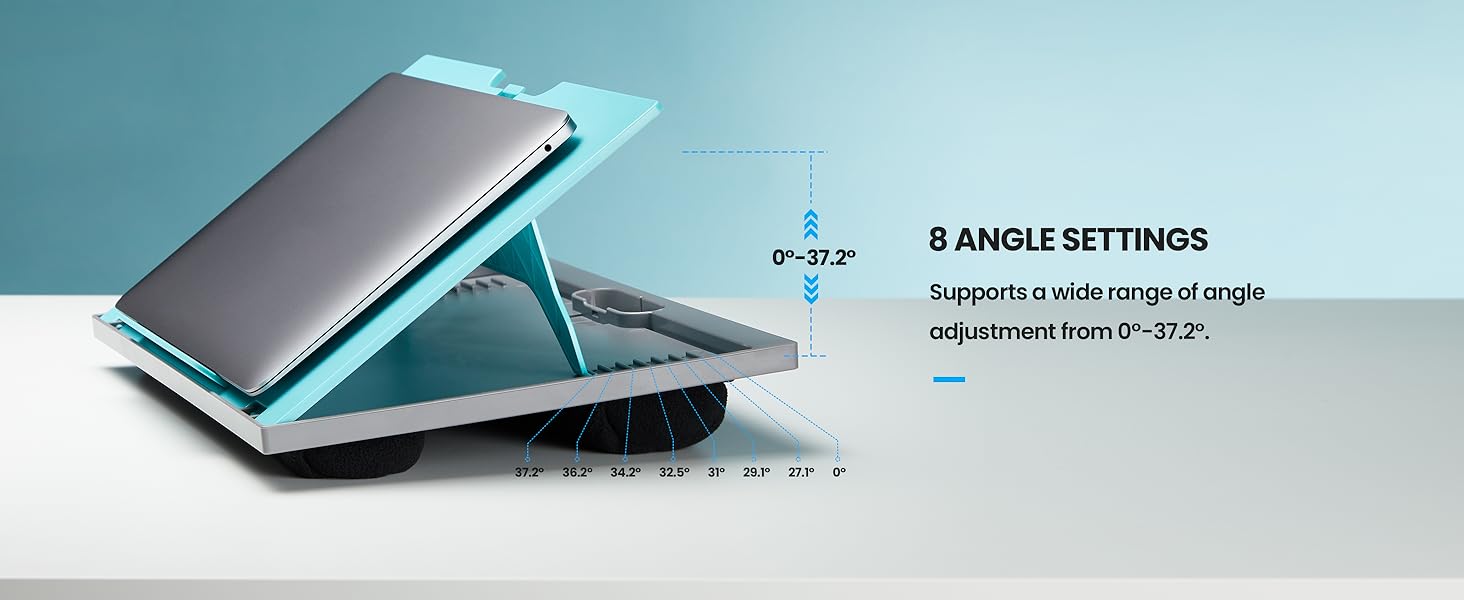 HUANUO Adjustable Lap Desk with 8 Adjustable Angles