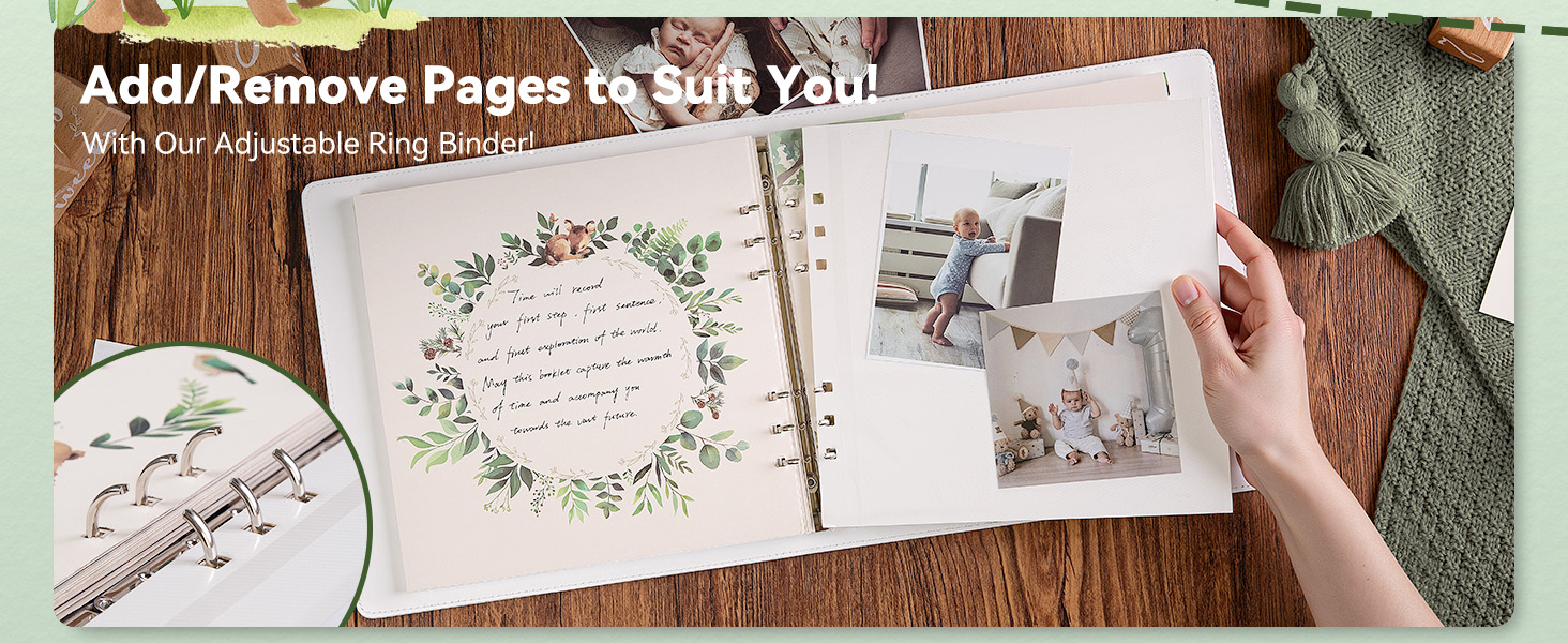 my first photo album for baby