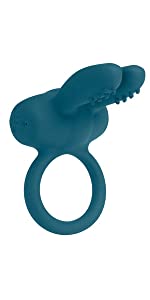 Anillo vibrador para pene de silicona Deluxe KRONJUWEL, Vibro ...