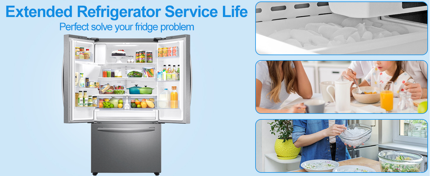 Upgraded DA9720156B Refrigerator Ice Maker Bucket