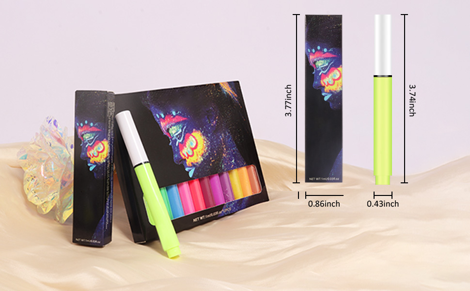 Colorful UV Neon Liquid Eyeliner Pencil Pen