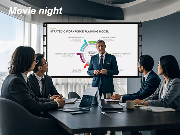 projector screen with stand portable