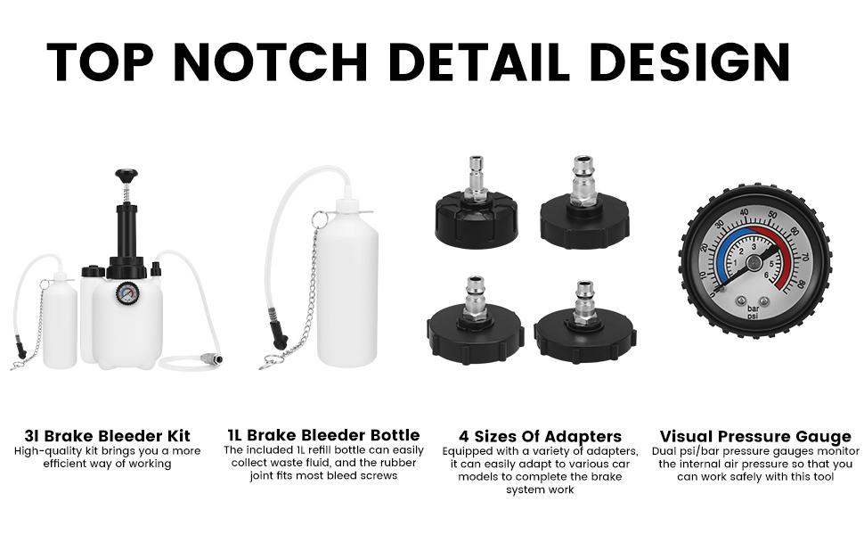 brake bleeder vacuum pump kit