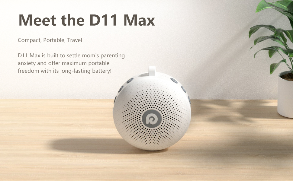 White Noise Machine, Dreamegg Portable Sound Machine Baby Features