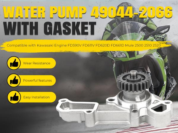 Amazon.com: Water Pump Replacement for 49044-2066 with
