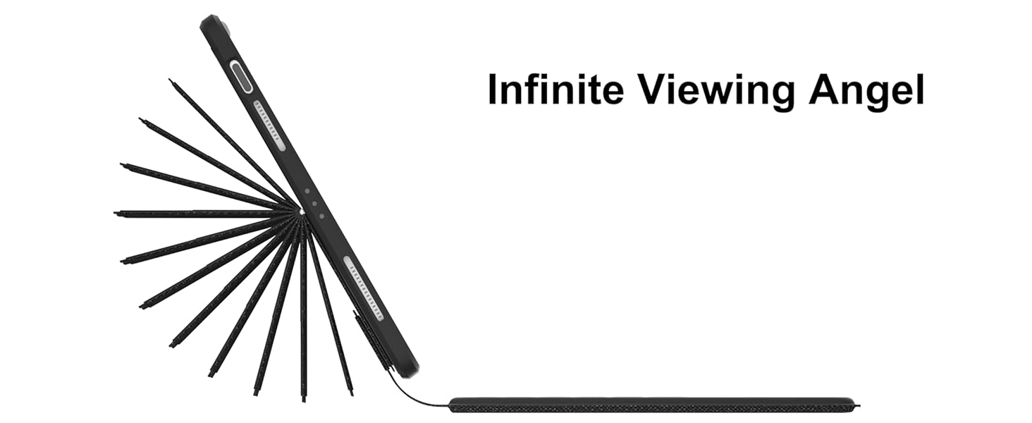 baaaq iPad 12.9 Keyboard Case for New iPad Air 13inch (M2