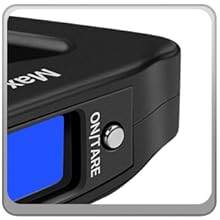 Traveler checking bag curbside with suitcase scale for travel, portable travel luggage scale