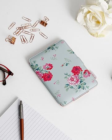 Cath Kidston Kindle Case by VQ | Premium PU Leather Printed Case for Amazon Kindle 10th Generation