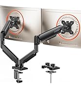 ErGear Dual Monitor Arm, Full Adjustable Monitor Mount for 13–32″ Screens, Fast Install Computer ...