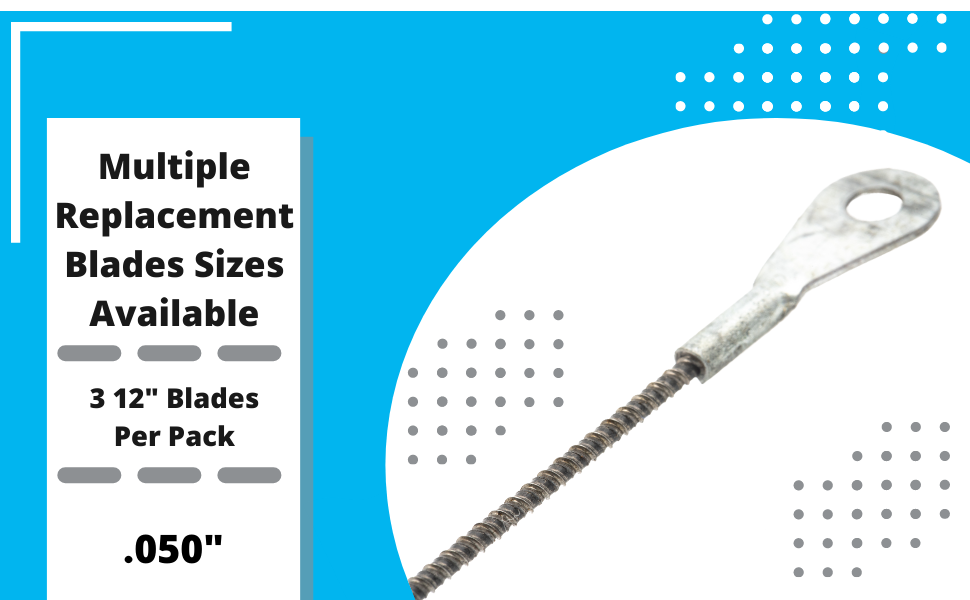 Round Hacksaw Blade cuts in All Directions 12" Long (.050