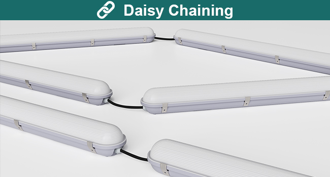 kadision 4FT Vapor Tight LED Light Fixture, 60W/50W/40W