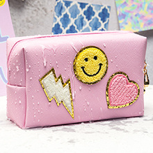 Preppy Patch Small Toiletry Bag