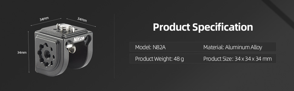 【専用】object Amazon.com : Nitze Camera Mount Cube Adapter (4-Sided