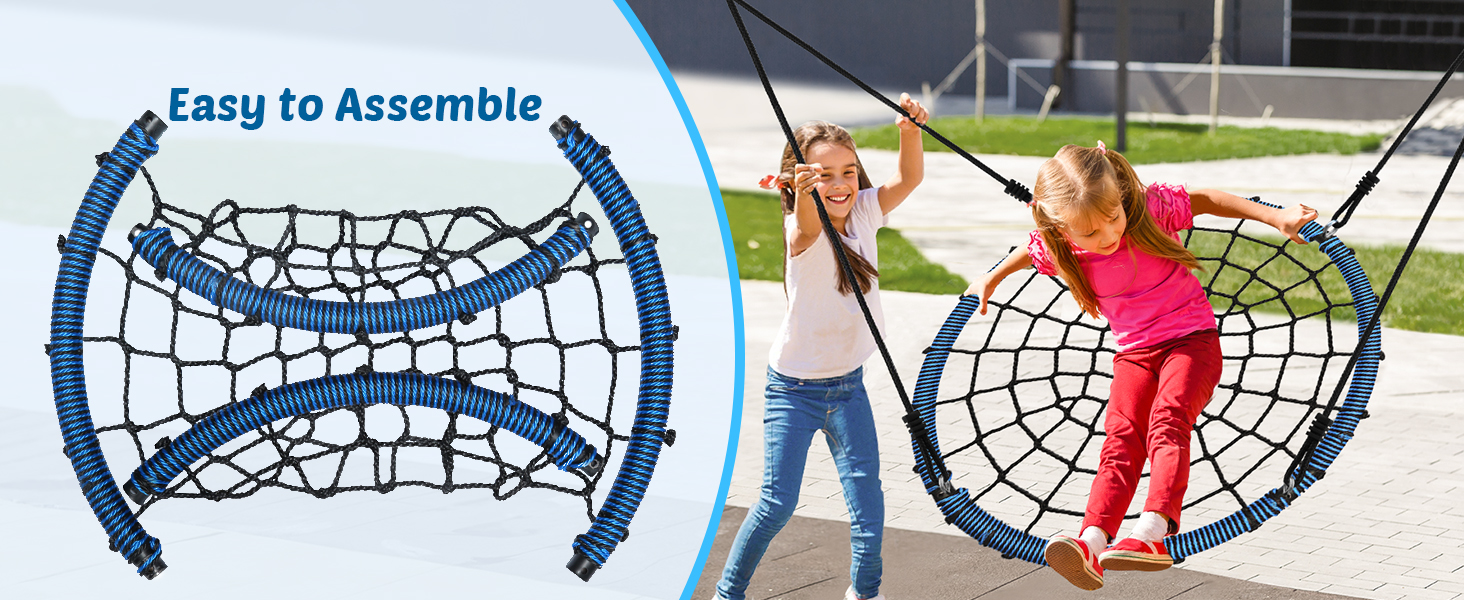 outdoor saucer swing