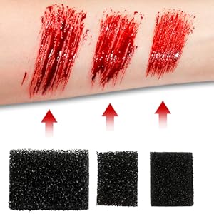 Stippling Sponge Halloween Makeup Blood Scar Stubble Wound Cosplay Art Modeling Effect Mold Cutting