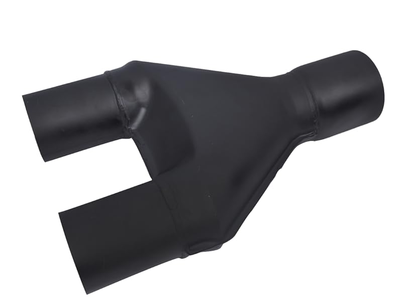 Elifecenter Exhaust Y Pipe 3 inch to 2.5 inch, Inlet 3" to