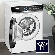 Masina de spalat rufe Siemens, 9 KG, 1400 RPM, SpeedPack XL, Anti Stain System, Home Connect, LED DirectTouch, iQDrive, Alb, iQ700, WG44B2040 13 Mașină de spălat Siemens WG44B2040 foarte silențioasă