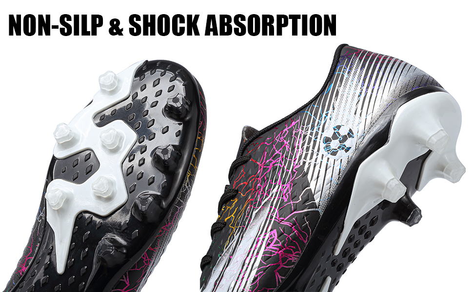 Fußballschuhe Herren Microfaser Cleats Professionelle Stollen Spikes