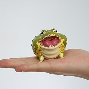 脳の形 カエル フィギュア ホワイト Amazon.co.jp: 博物志 ガチャガチャ ブラインド ボックス カエル