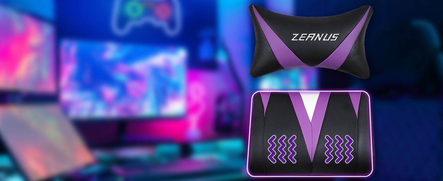 Zeanus Gaming Chair for Adults Purple Gaming Chairs