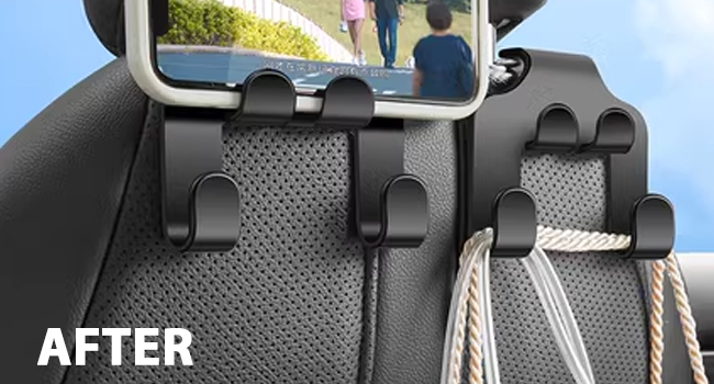 Car Backseat Headrest Hook 