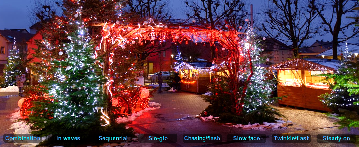 LED Christmas decorations outdoor