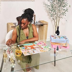 putting together puzzle