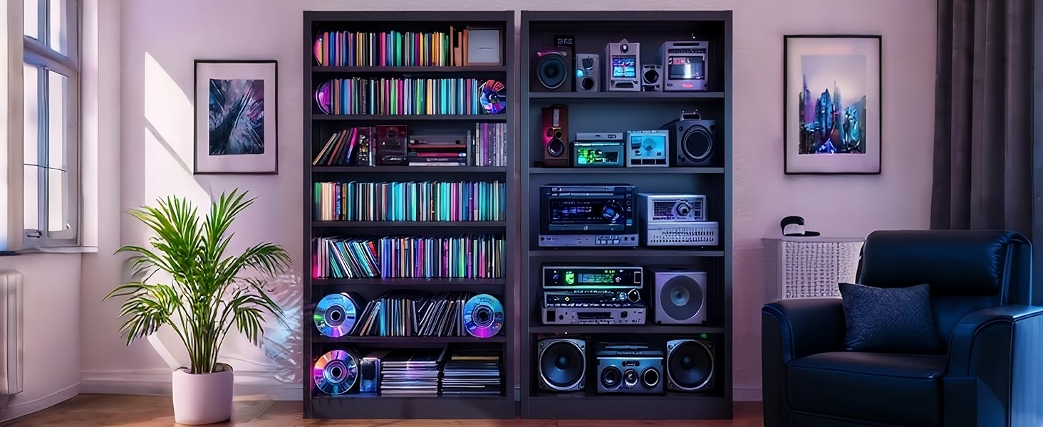 game room dvd rack