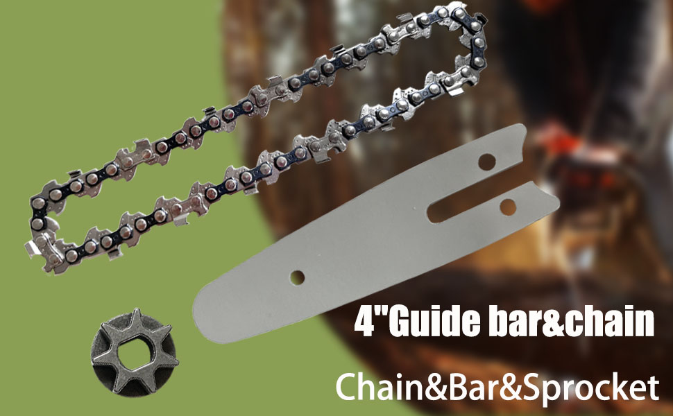 Amazon.com: Yutacorex 4Inch Mini Chain and Guide Bar Combo