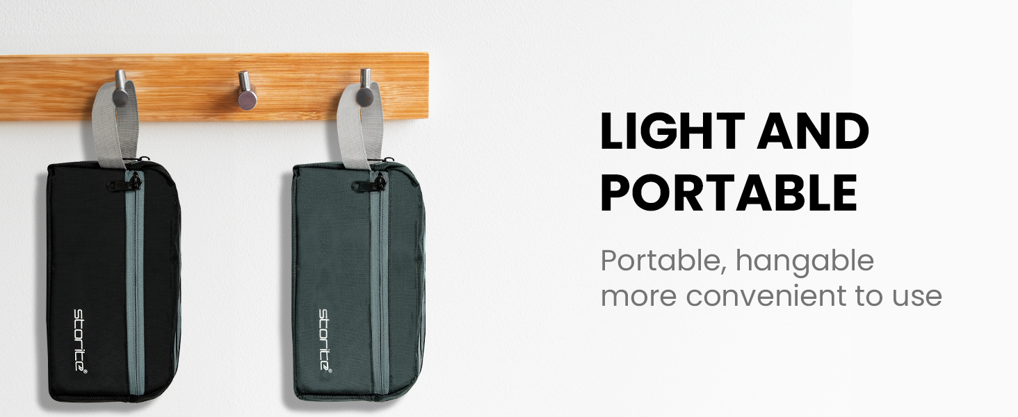 Combo Storite Toiletry Bag-Black/Grey