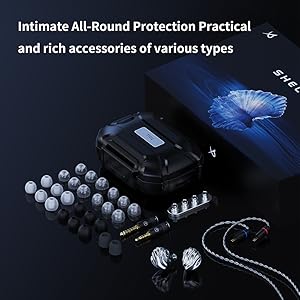 Amazon.co.jp: TRN SHELL 贝壳 モニターイヤホン 3DD+ 平面駆動