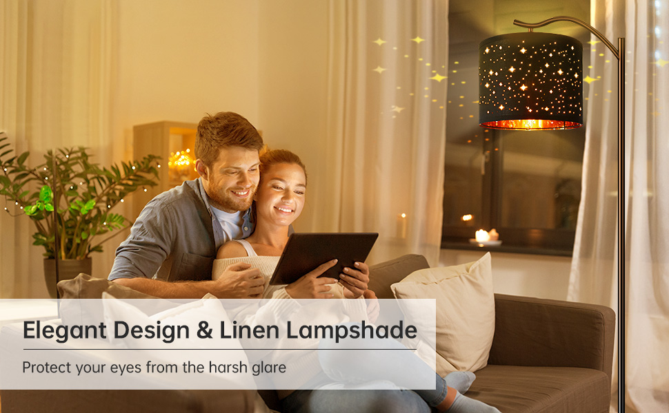 standing lamp linen lamp bohemian lamp