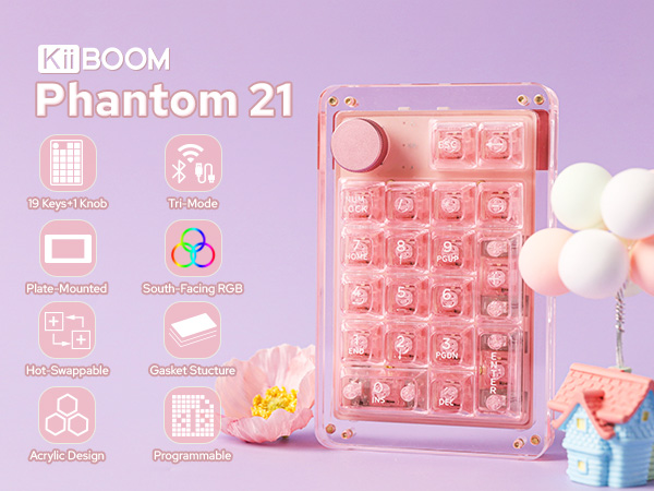 KiiBOOM Phantom 21 メカニカルテンキー KiiBOOM Phantom 21