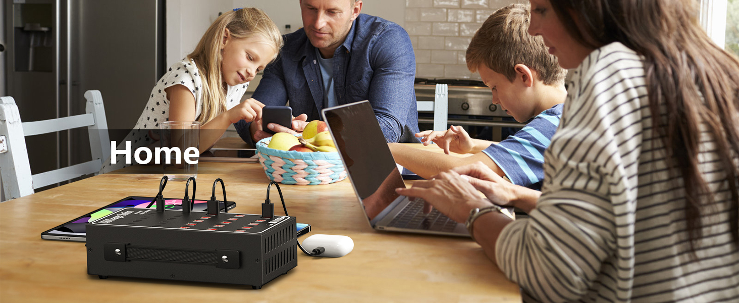 Multiple USB Charging Station, RUANSZZ 50 Port 250 Watt