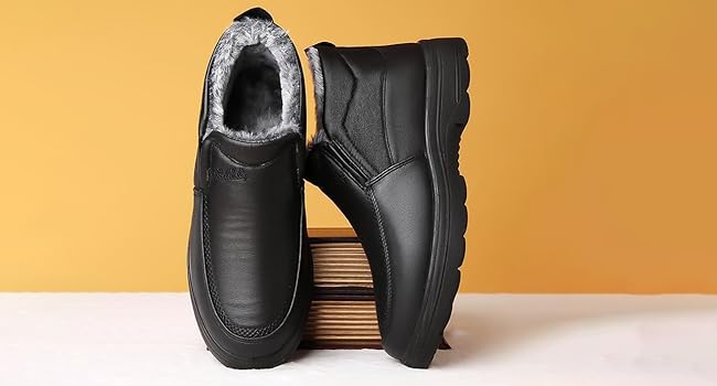 Brown snow shoes
