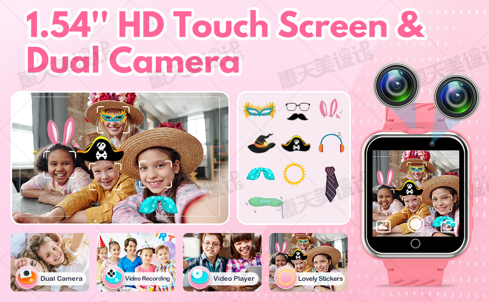 kids smart watch with camera