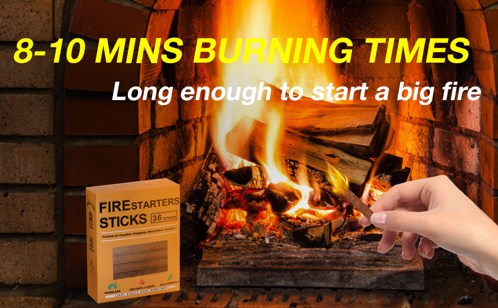 Realcook Natural Fire Starters for Fireplaces Upgraded