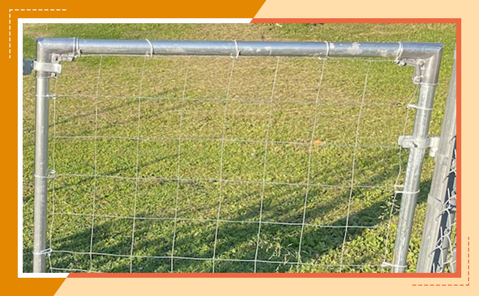 Aluminum Chain Link Fence Gate Corners, 4 Packs 13/8 x 13